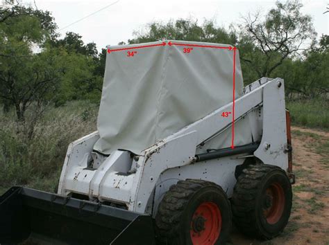 skid steer cab tarp|tractor trailer skid steer covers.